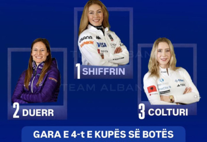 Lara Colturi, podiumi i tretë në Botërorin e skive