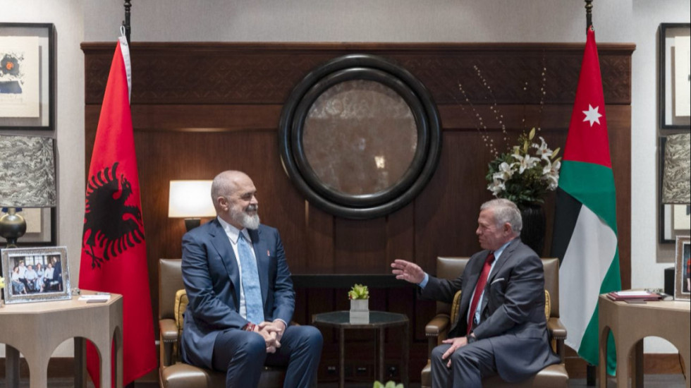 Kryeministri Rama vizitë në Aman, pritet nga Mbreti i Jordanisë