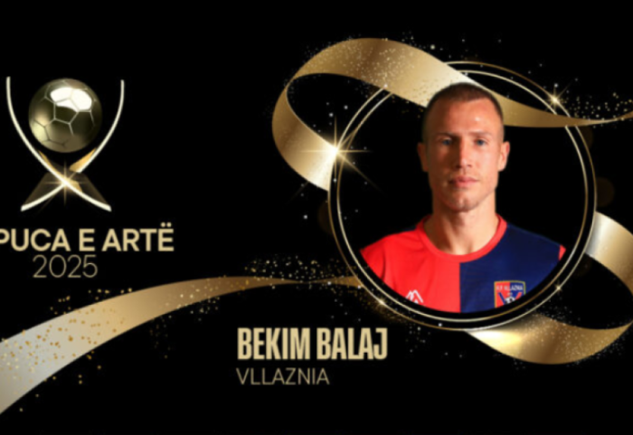 Futbolli shqiptar shpall më të mirët, Balaj dhe Tetova triumfojnë në Gala 2025
