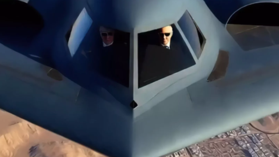 6 muaj nga sulmi ndaj Iranit, Netanjahu feston duke “bashkëpilotuar”  bombarduesin B-2 me Trump