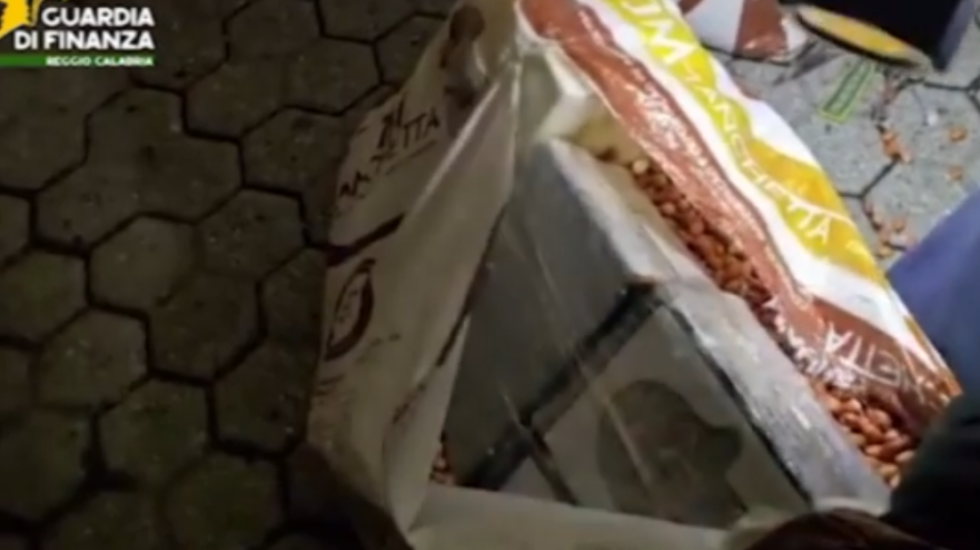 Kapet 70 milionë euro drogë në Itali, 435 kg kokainë ishin fshehur në qese me kikirikë