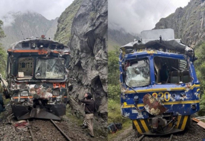 Përplasjen trenat turistikë drejt Machu Picchu, një viktimë dhe 40 të plagosur