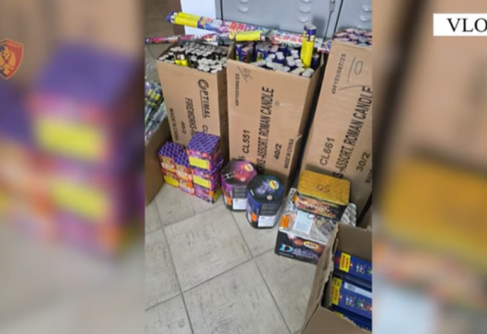 Vlorë, sekuestrohen 691 copë lëndë piroteknike