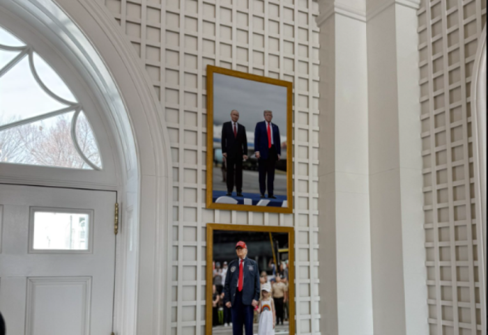 Trump var foton me Putinin në murin e Shtëpisë së Bardhë