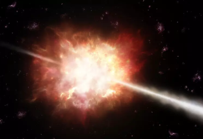 Kapet “fantazma” e një shpërthimi të fuqishëm kozmik