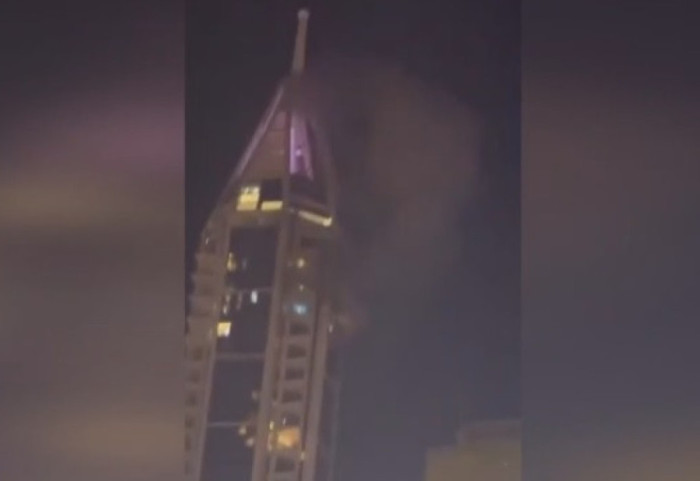 VIDEO- Raketa iraniane godet grataçelën luksoze të Dubait