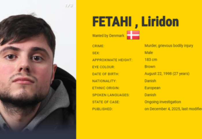 Në krye të listës së më të kërkuarve në Danimarkë, kapet në Prishtinë vrasësi shqiptar