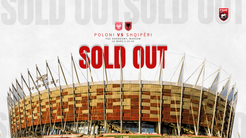 3 mijë kuqezi në Varshavë, shiten të gjitha biletat për tifozët shqiptarë në ndeshjen Poloni-Shqipëri