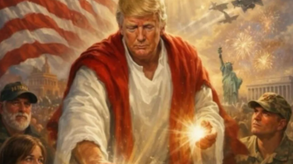 Trump fshin foton ku shfaqej si Jezusi: U keqkuptua, isha një doktor që shëron